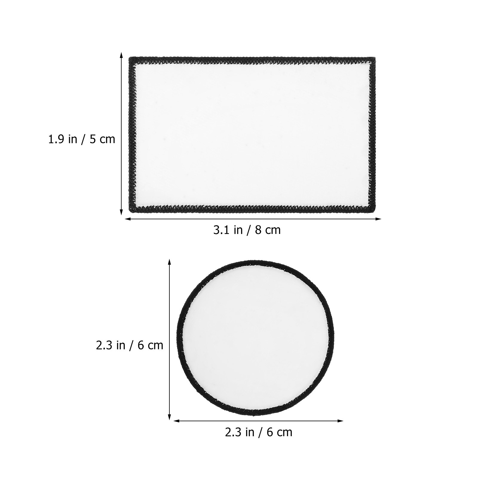 30Pcs Adhesive Blank Patches S - Hat Sublimation Blank review and price