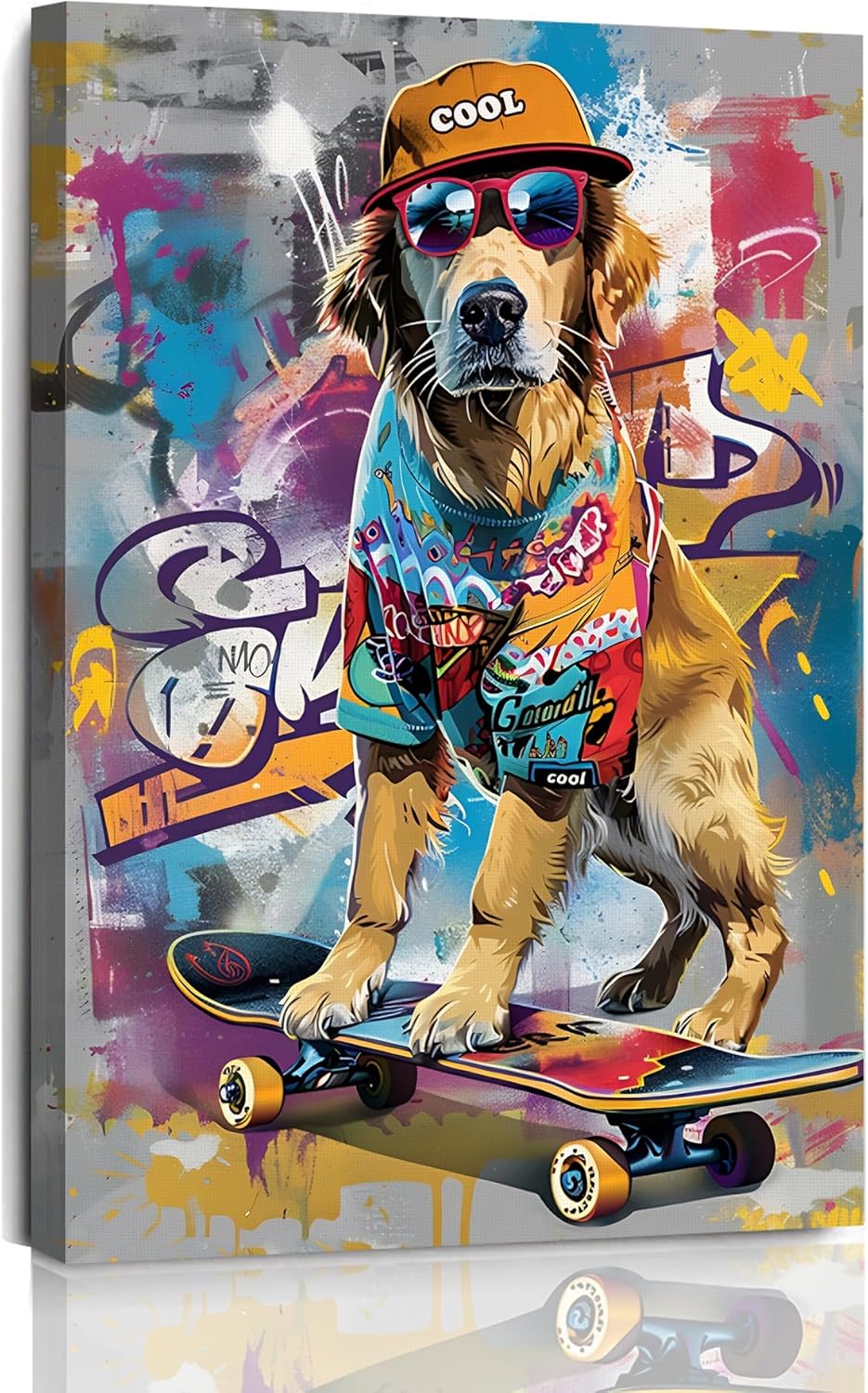 1p,Fantasy Artists Colorful Wr - Canvas Wrap Ready review and price