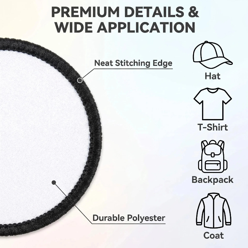 40 PCs Sublimation Patches Clo - Hat Sublimation Blank review and price