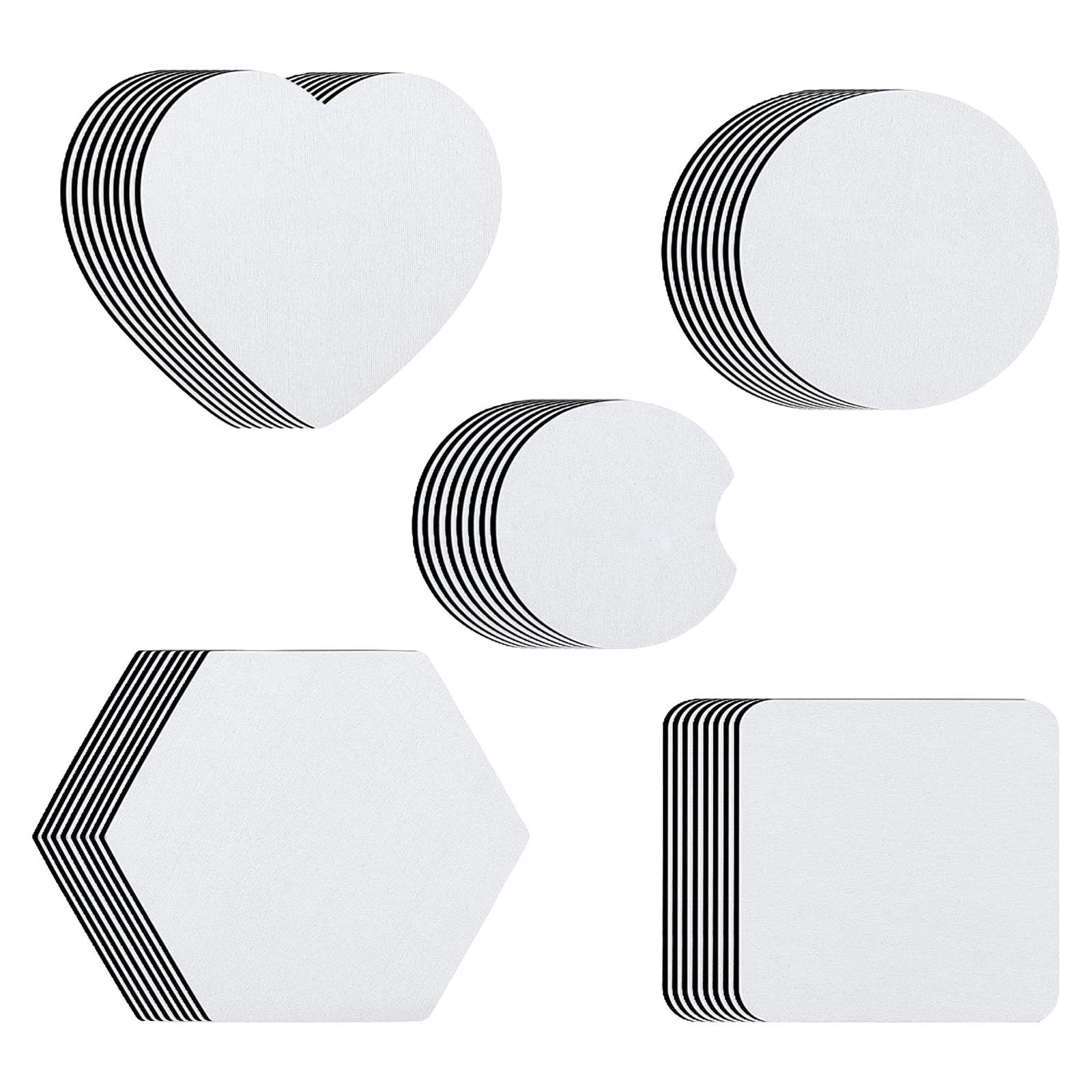 40Pcs Sublimation Cup Coasters - Coaster Sublimation Blank review and price