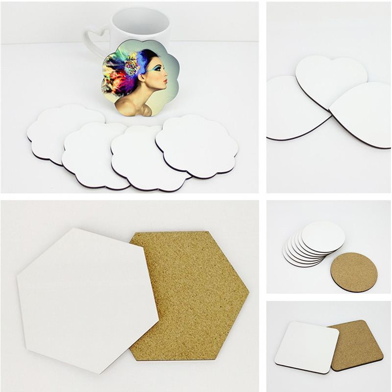 100Pcs/Lot DIY Sublimation Bla - Coaster Sublimation Blank review and price