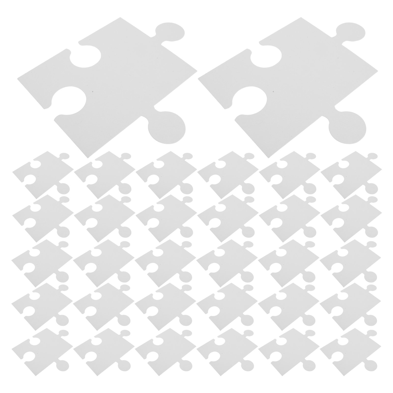 60Pcs Large Blank White Puzzle - Puzzle Blank White review and price