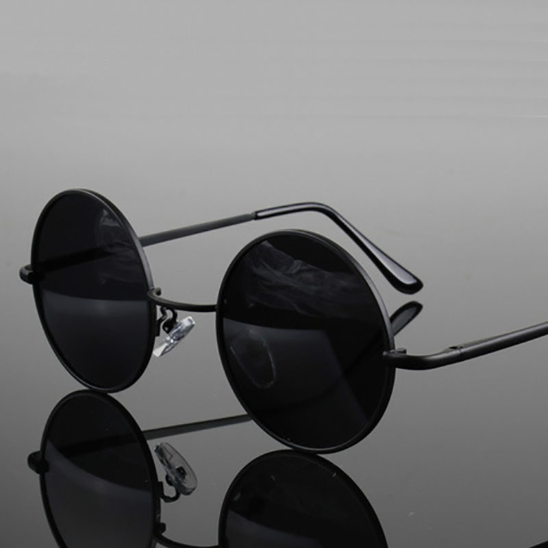 Retro Vintage Round Sunglasses - Metal Photo Panel review and price